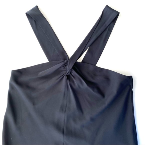 Silk Banana Republic Black Halter Tank Top - Picture 4 of 9